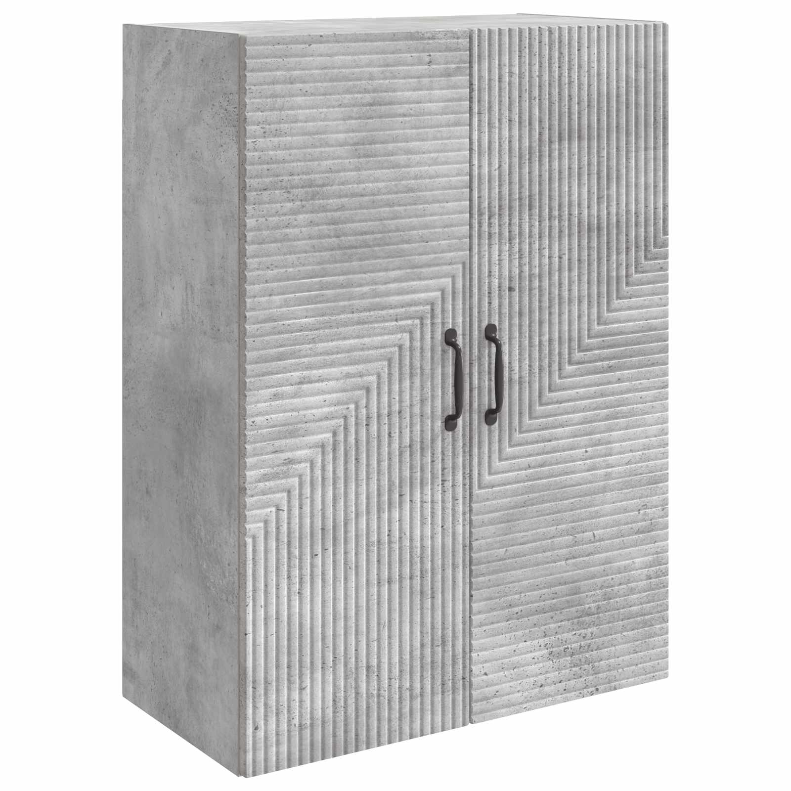Prie sienos montuojama spinta Betono pilka 66 x 34,5 x 90 cm