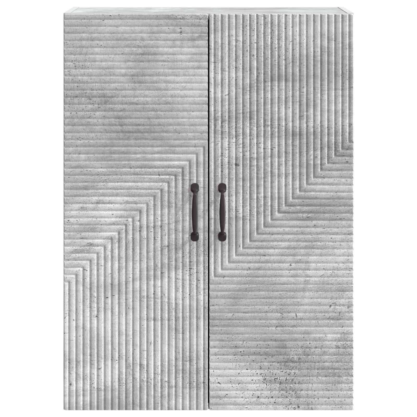 Prie sienos montuojama spinta Betono pilka 66 x 34,5 x 90 cm