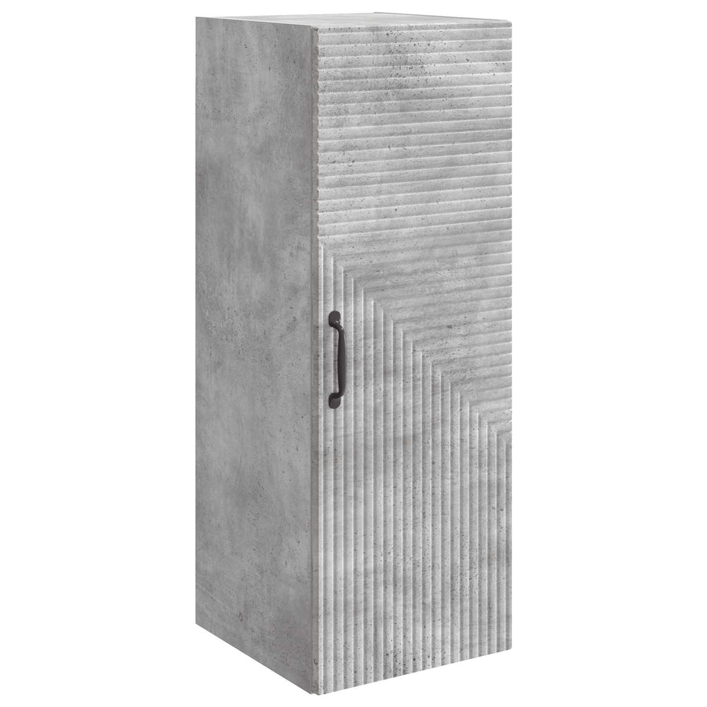 Prie sienos montuojama spinta Betono pilka 33 x 34,5 x 90 cm