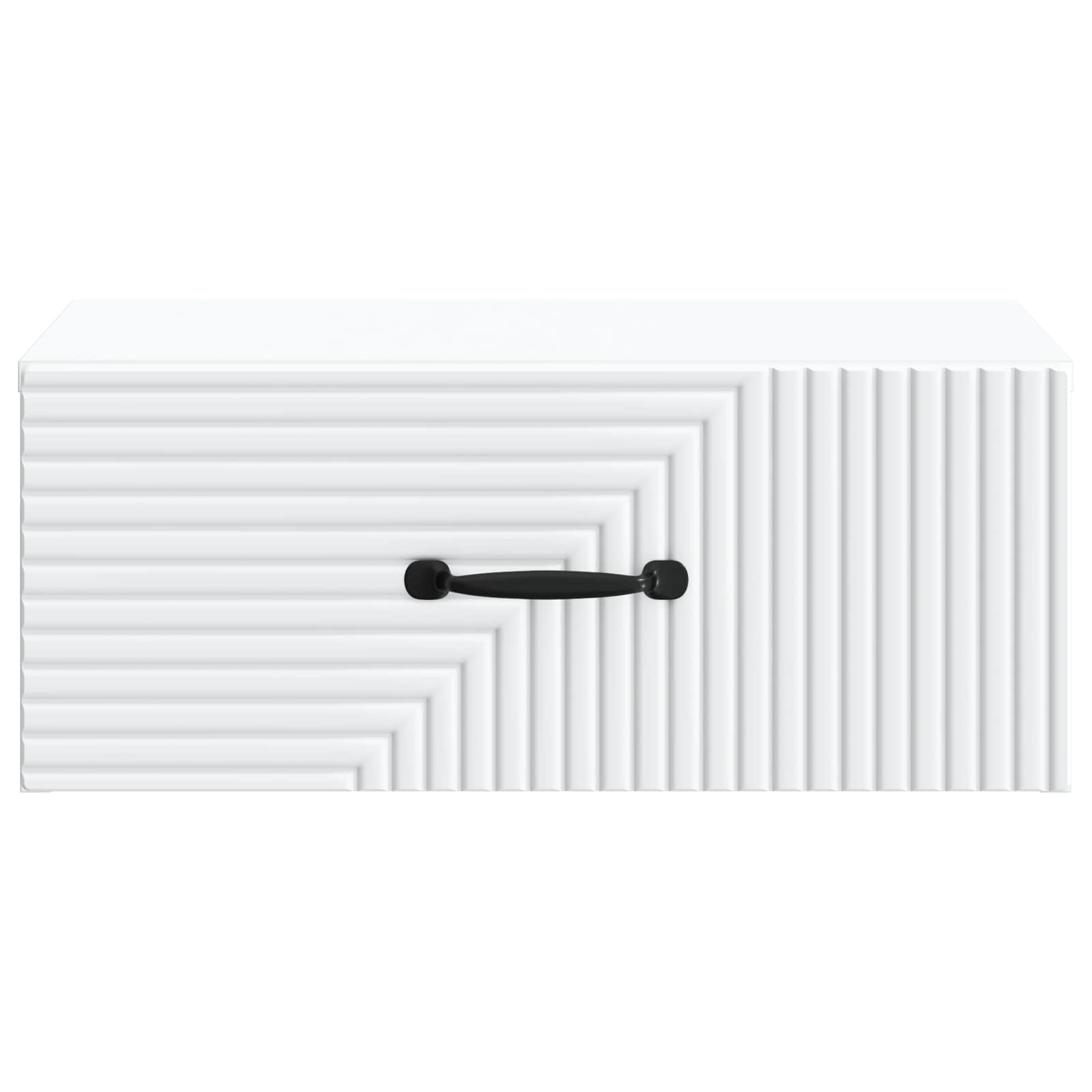 Sieninis naktinis staliukas 2 pcs Balta 49 x 34,5 x 20 cm