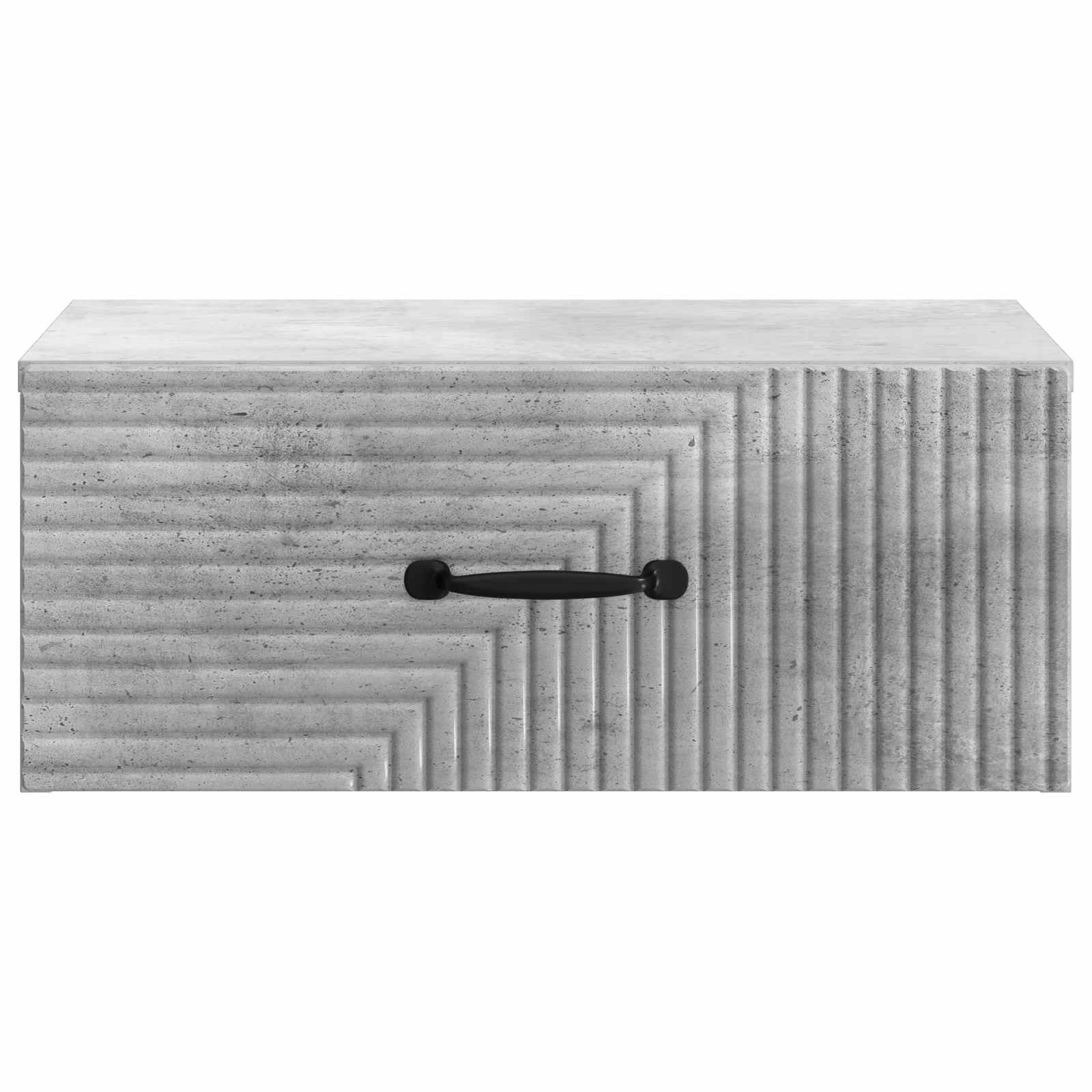 Sieninis naktinis staliukas Betono pilka 49 x 34,5 x 20 cm