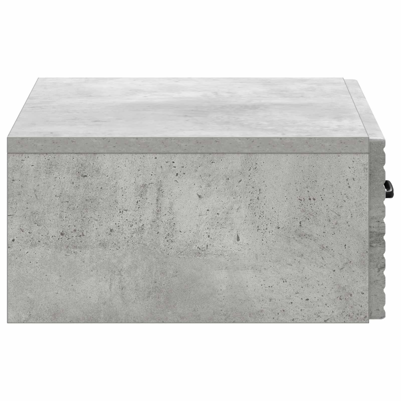 Sieninis šoninis staliukas Betono pilka 59 x 34,5 x 17 cm