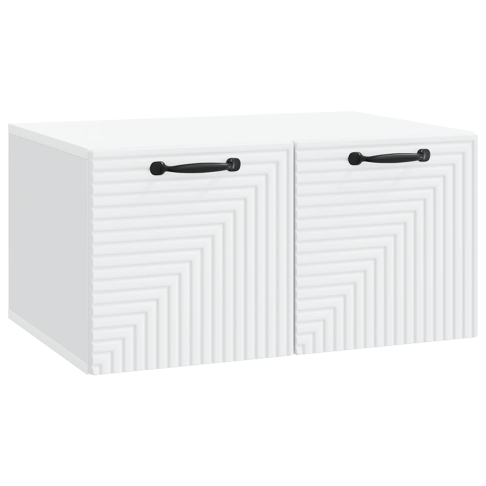 Sieninė TV spintelė Balta 59,5 x 41 x 30 cm Apdirbta mediena