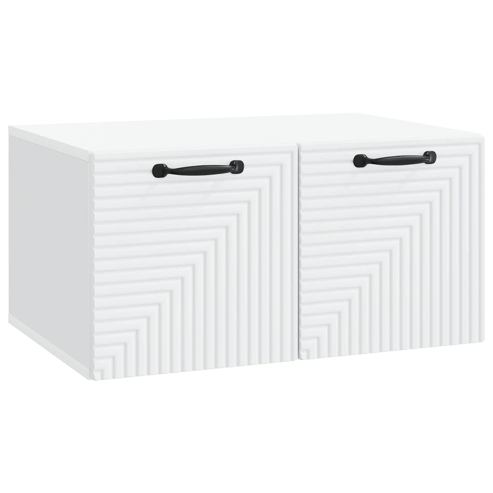 Sieninė TV spintelė Balta 59,5 x 41 x 30 cm Apdirbta mediena