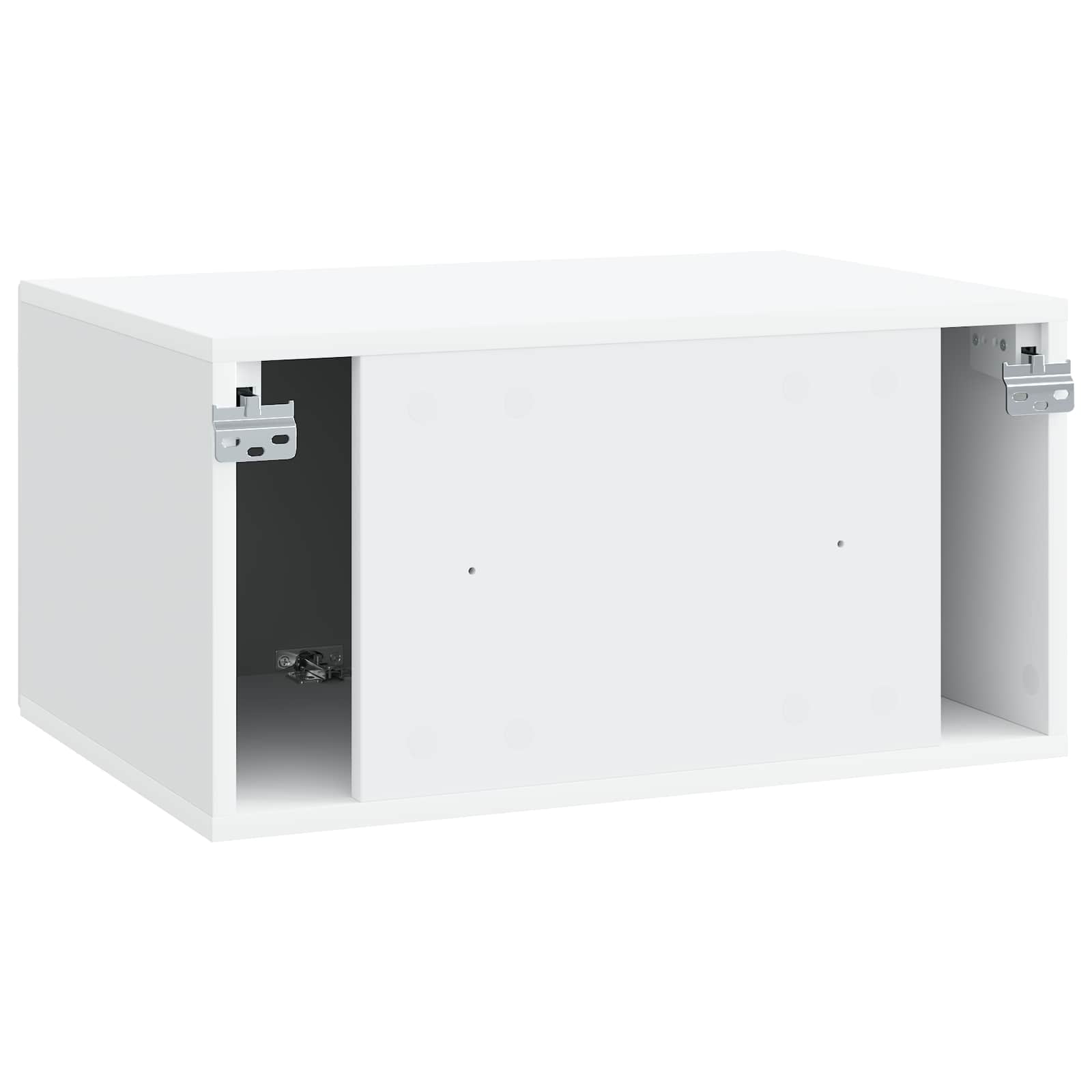 Sieninė TV spintelė Balta 59,5 x 41 x 30 cm Apdirbta mediena