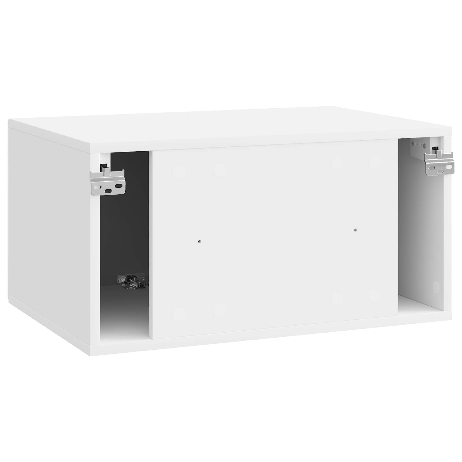 Sieninė TV spintelė Itin blizgi balta 59,5 x 41 x 30 cm