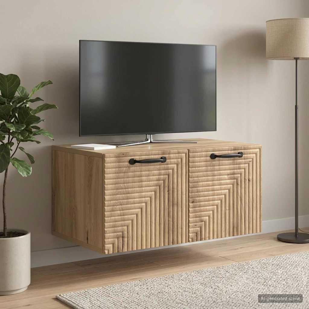 Sieninė TV spintelė Artisano ąžuolo 59,5 x 41 x 30 cm