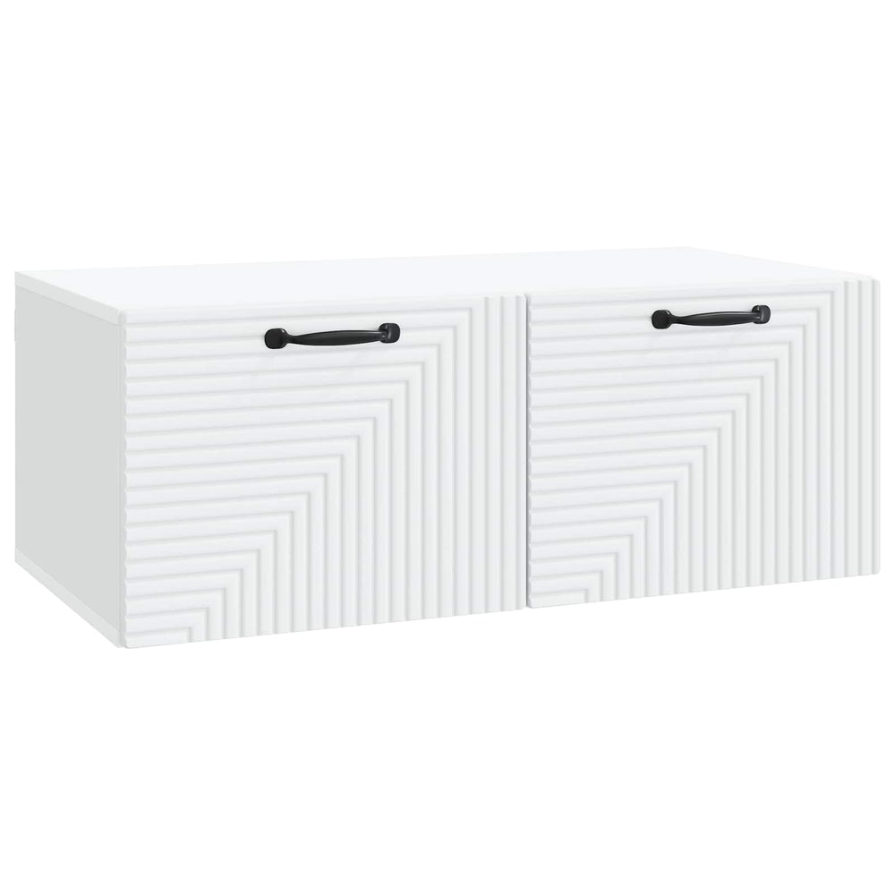 Sieninė TV spintelė Balta 78,5 x 41 x 30 cm Apdirbta mediena