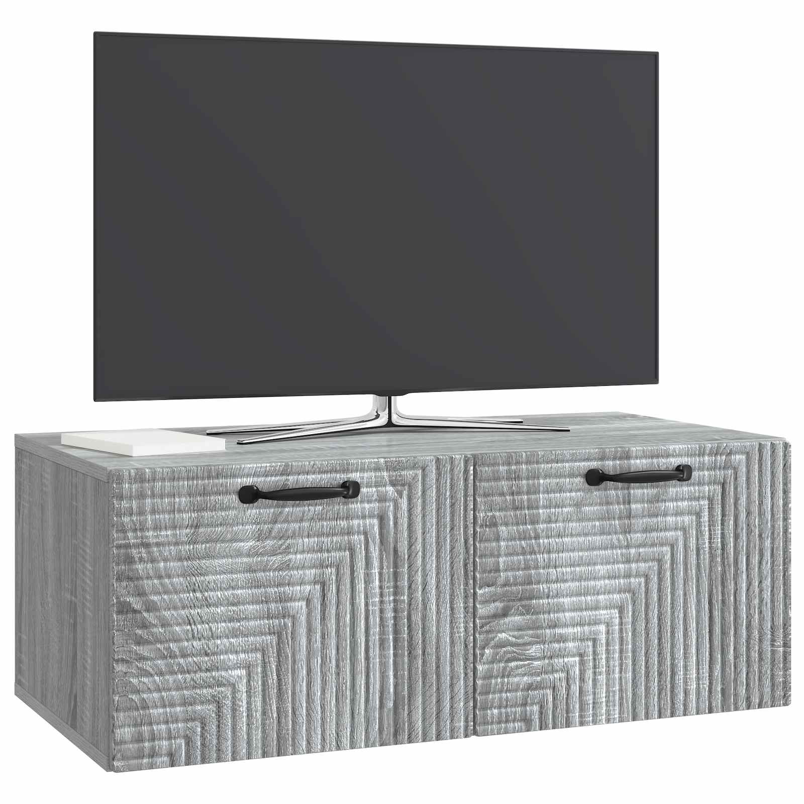 Sieninė TV spintelė Pilka sonoma ąžuolo 78,5 x 41 x 30 cm