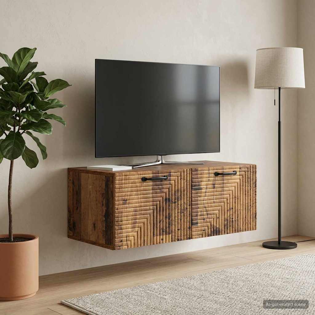 Sieninė TV spintelė Sendintos medienos 78,5 x 41 x 30 cm