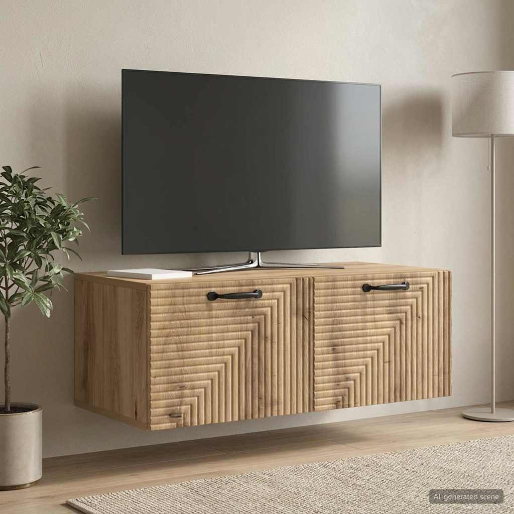 Sieninė TV spintelė Artisano ąžuolo 78,5 x 41 x 30 cm