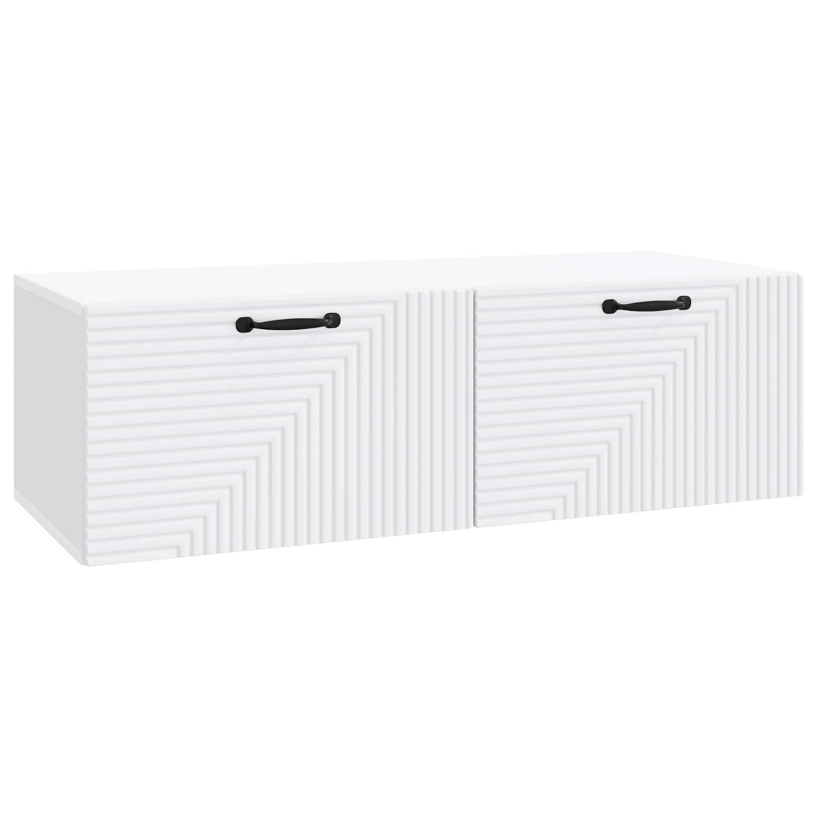Sieninė TV spintelė Balta 98 x 41 x 30 cm Apdirbta mediena