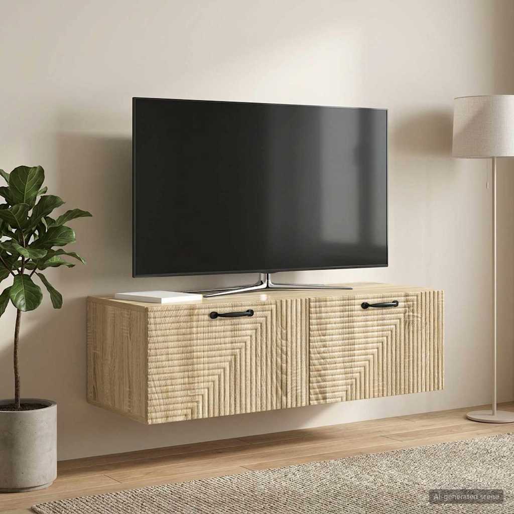 Sieninė TV spintelė Sonoma ąžuolas 98 x 41 x 30 cm
