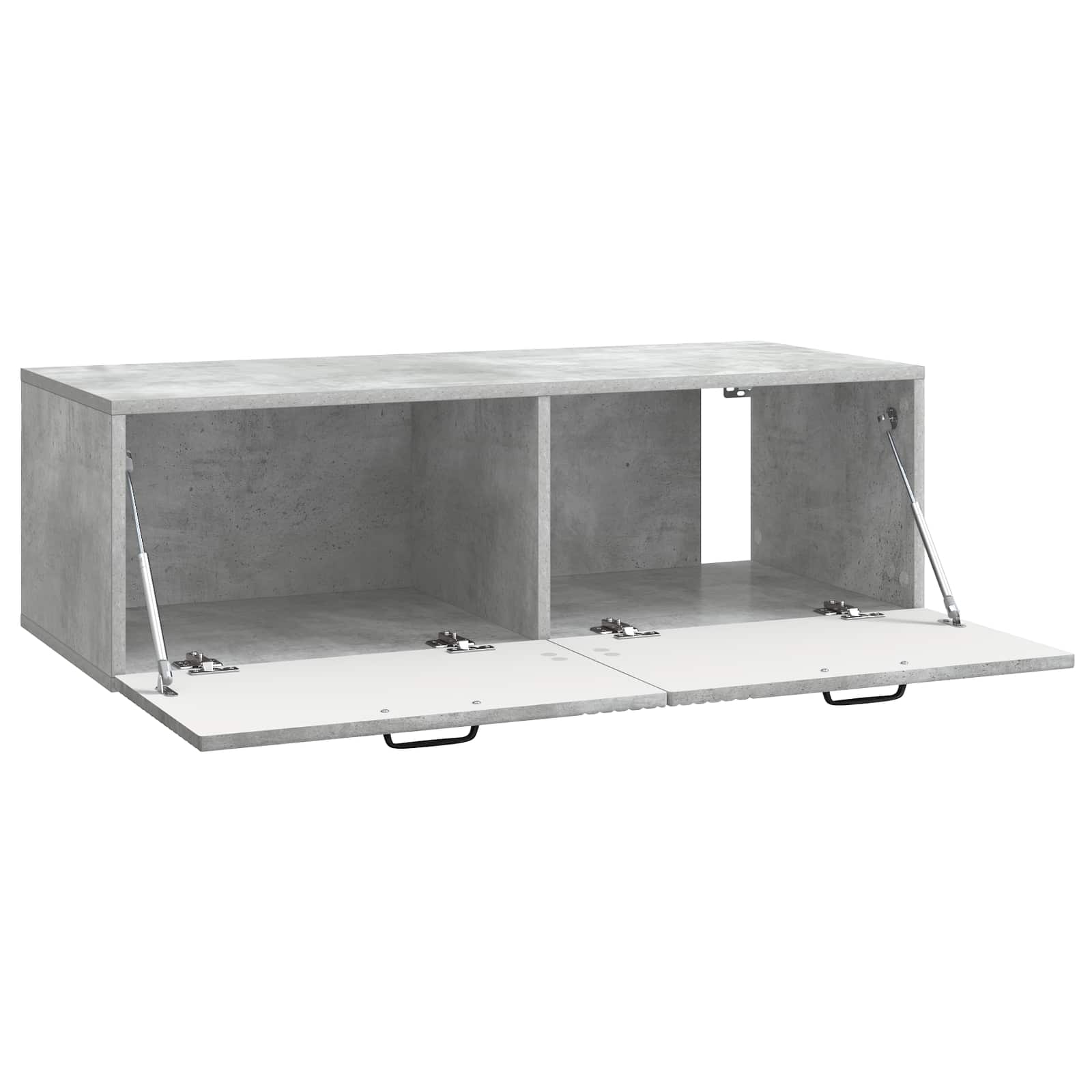 Sieninė TV spintelė Betono pilka 98 x 41 x 30 cm