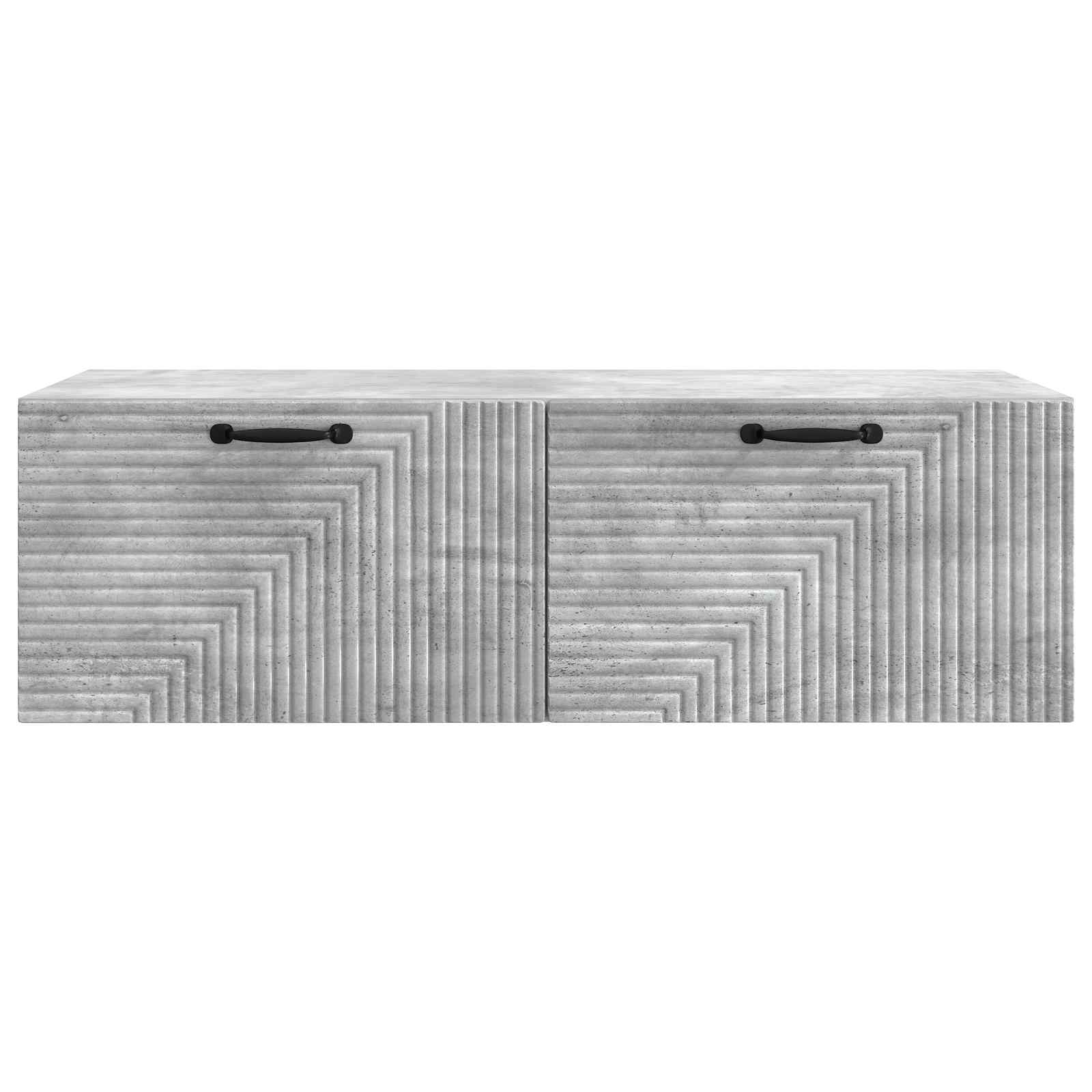 Sieninė TV spintelė Betono pilka 98 x 41 x 30 cm