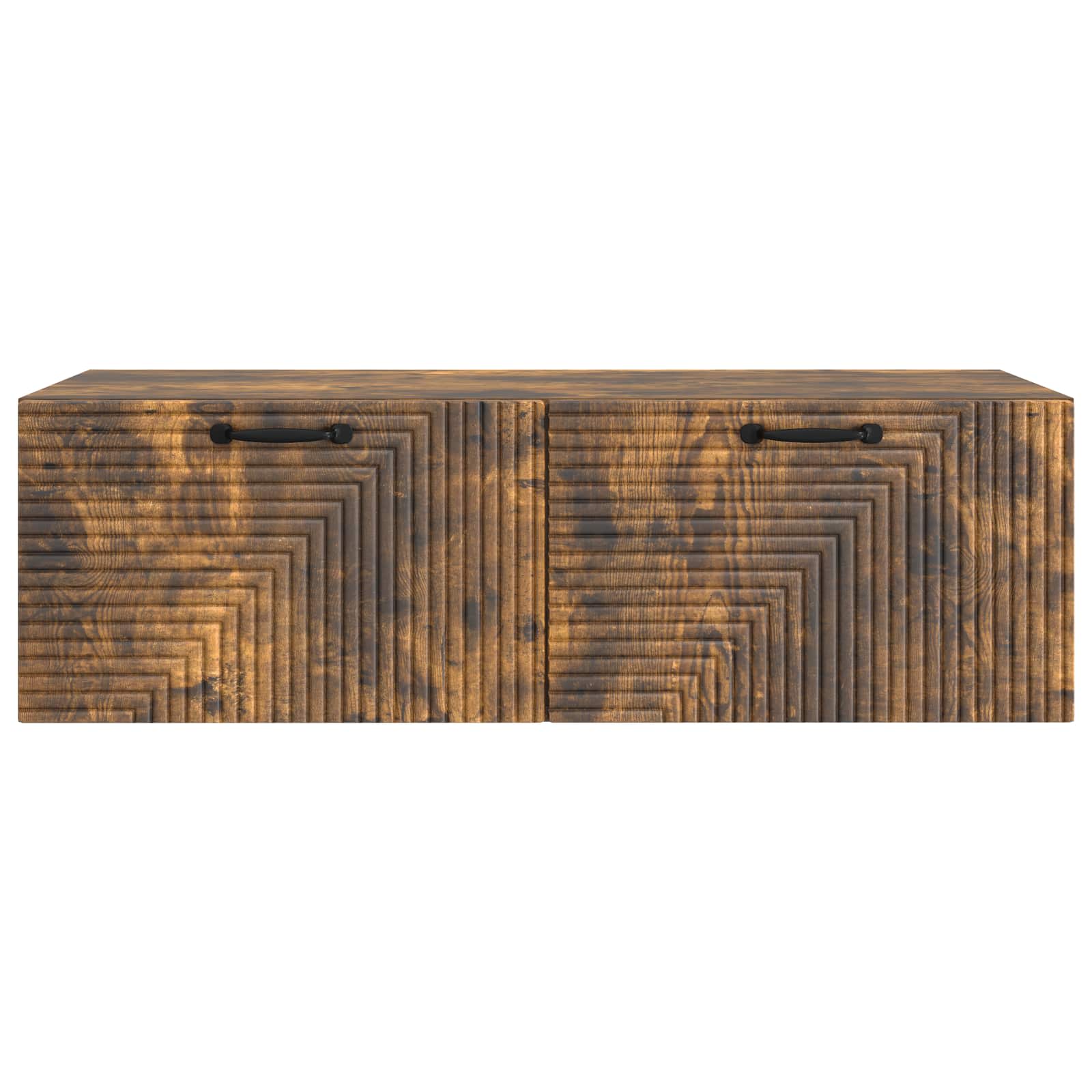 Sieninė TV spintelė Dūminio ąžuolo 98 x 41 x 30 cm