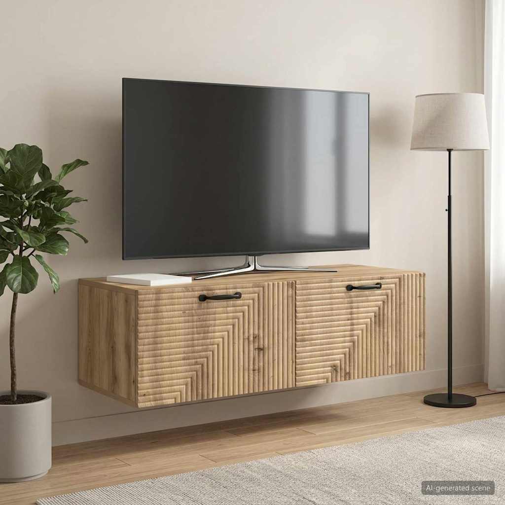 Sieninė TV spintelė Artisano ąžuolo 98 x 41 x 30 cm