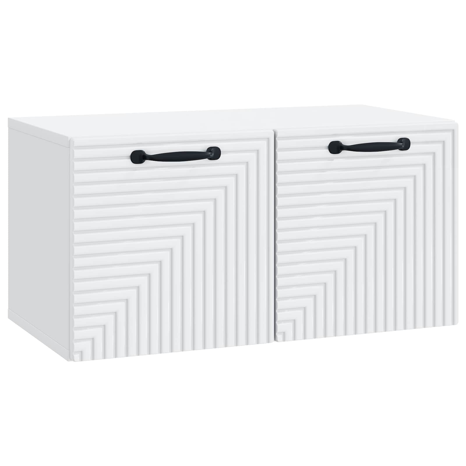 Sieninė TV spintelė Balta 59,5 x 31 x 30 cm Apdirbta mediena