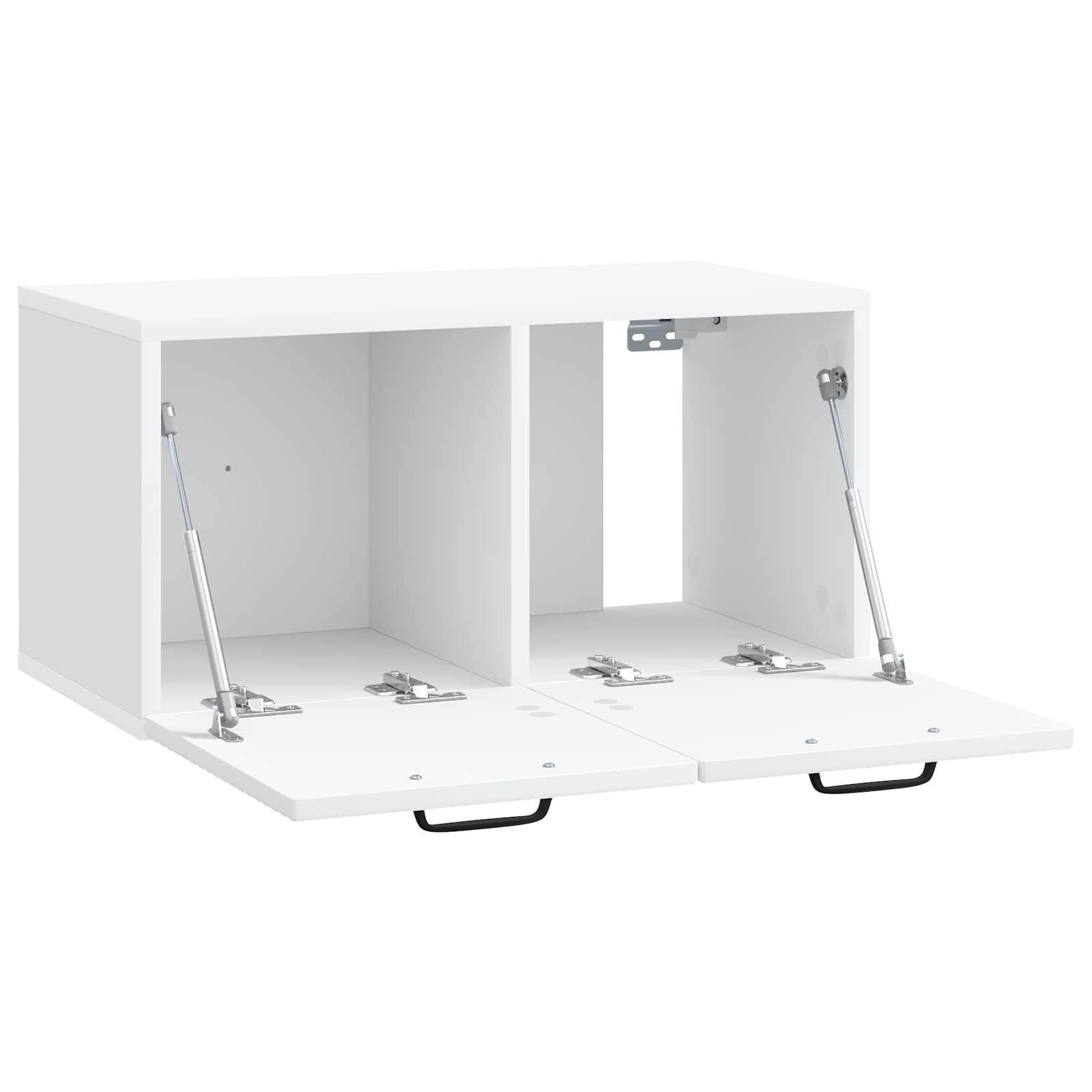 Sieninė TV spintelė Balta 59,5 x 31 x 30 cm Apdirbta mediena