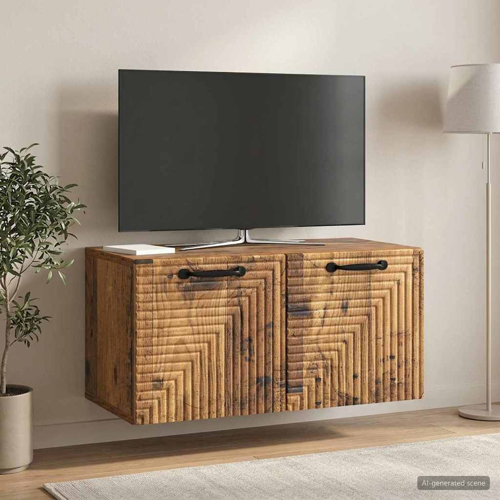 Sieninė TV spintelė Sendintos medienos 59,5 x 31 x 30 cm