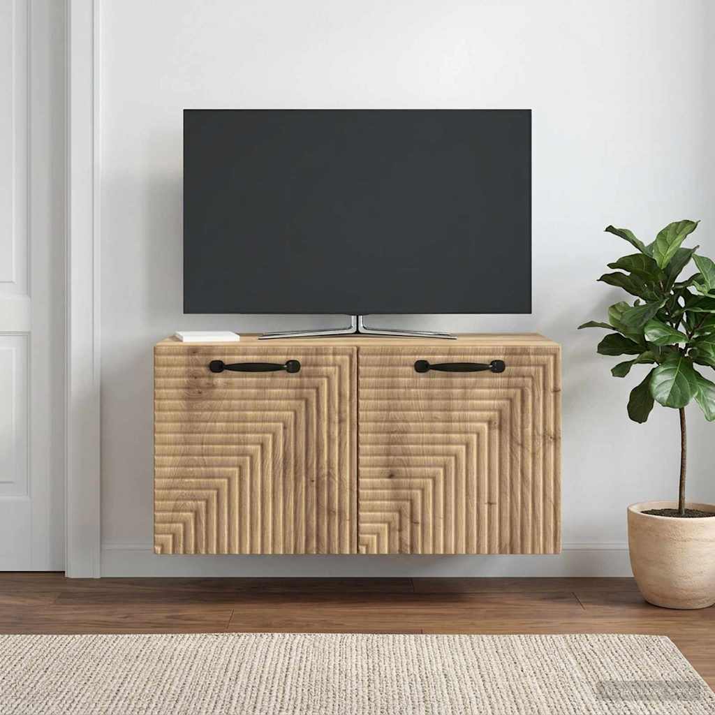 Sieninė TV spintelė Artisano ąžuolo 59,5 x 31 x 30 cm