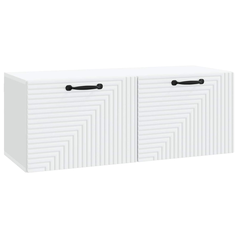 Sieninė TV spintelė Balta 78,5 x 31 x 30 cm Apdirbta mediena