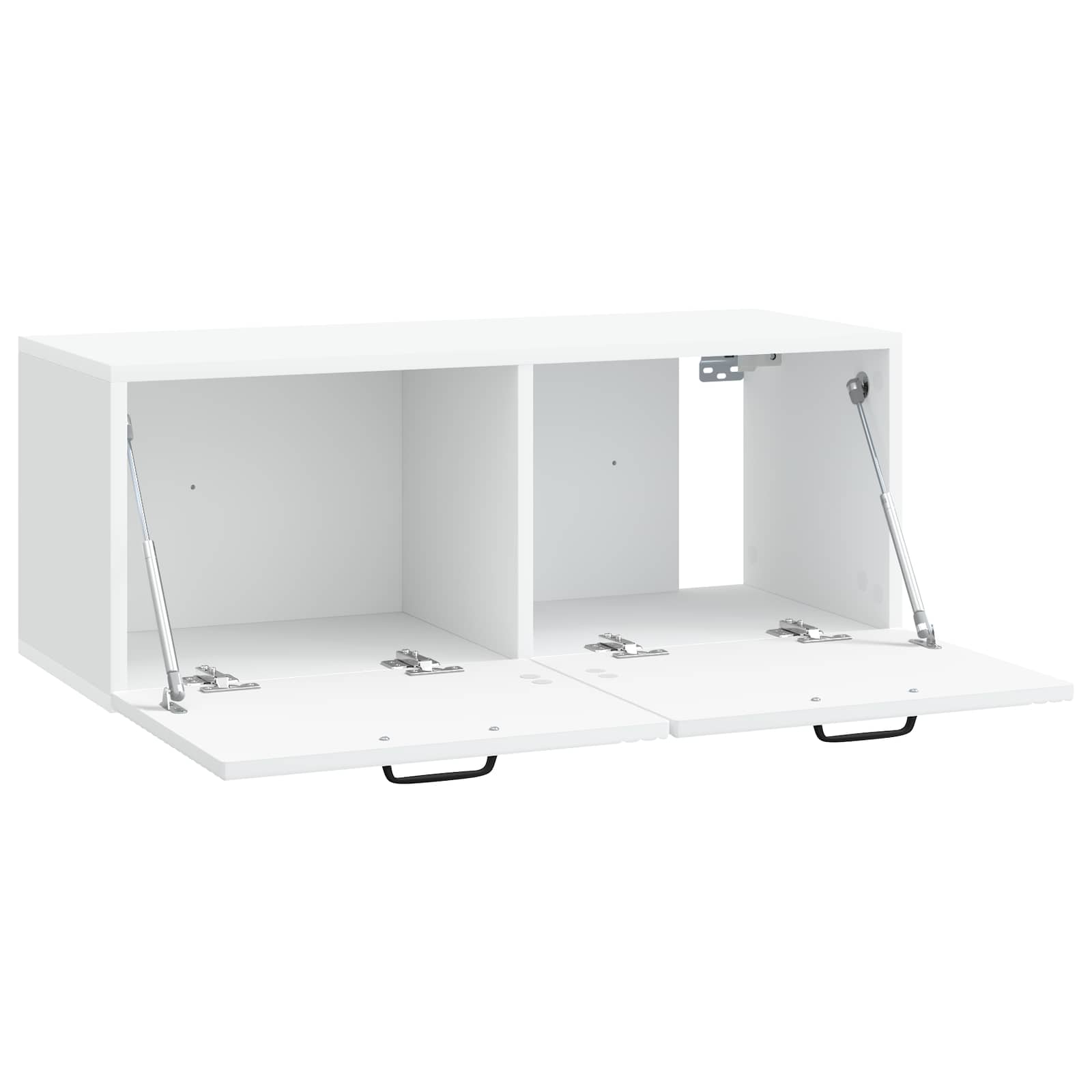 Sieninė TV spintelė Balta 78,5 x 31 x 30 cm Apdirbta mediena
