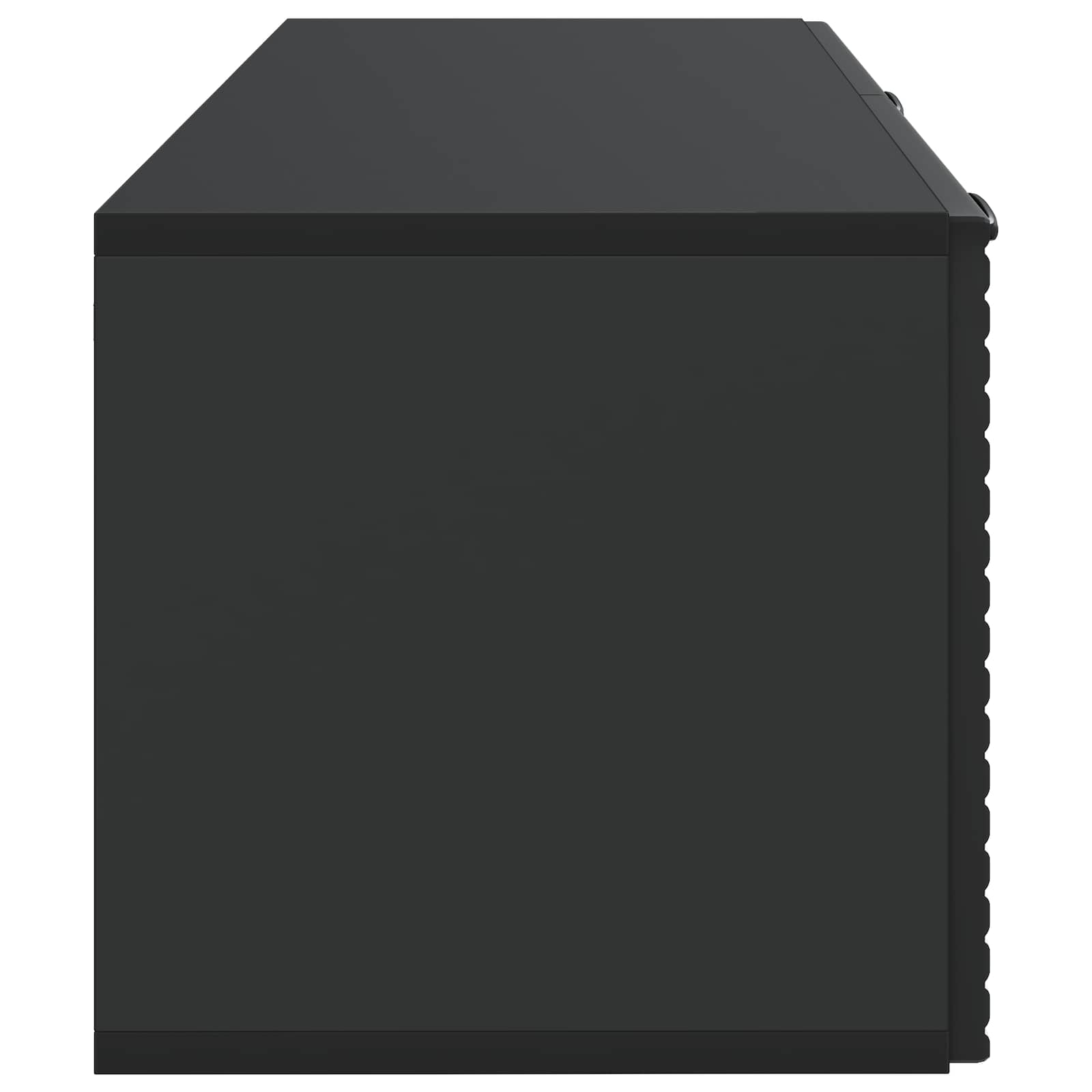 Sieninė TV spintelė Juoda 78,5 x 31 x 30 cm Apdirbta mediena