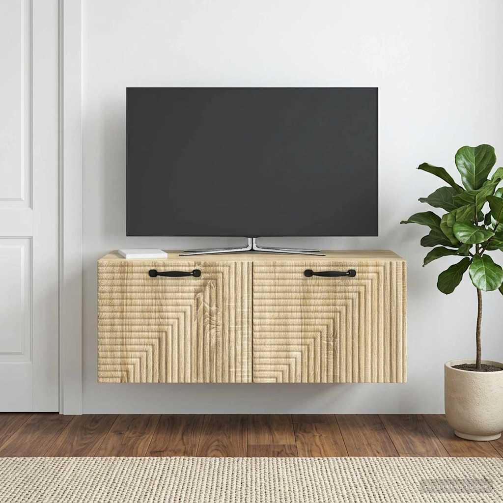 Sieninė TV spintelė Sonoma ąžuolas 78,5 x 31 x 30 cm