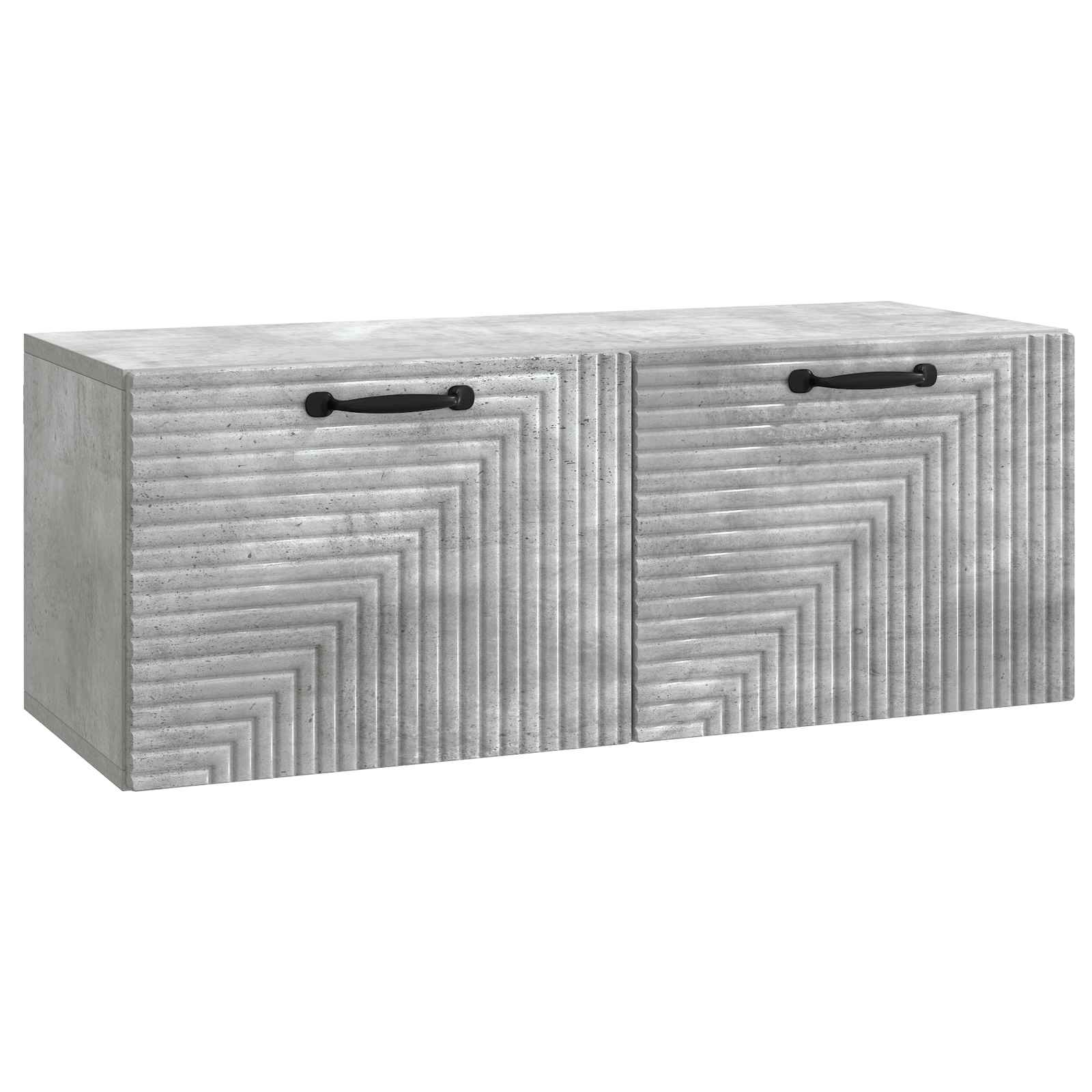 Sieninė TV spintelė Betono pilka 78,5 x 31 x 30 cm