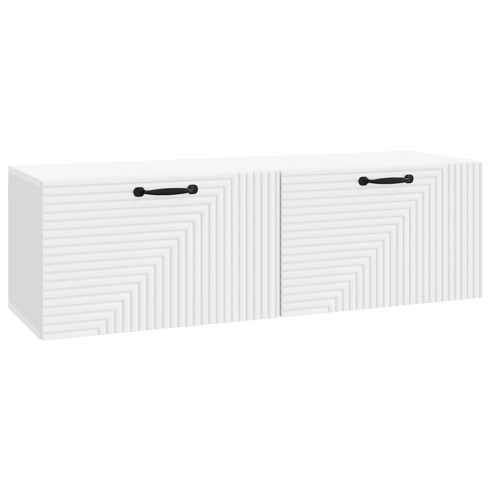 Sieninė TV spintelė Balta 98 x 31 x 30 cm Apdirbta mediena