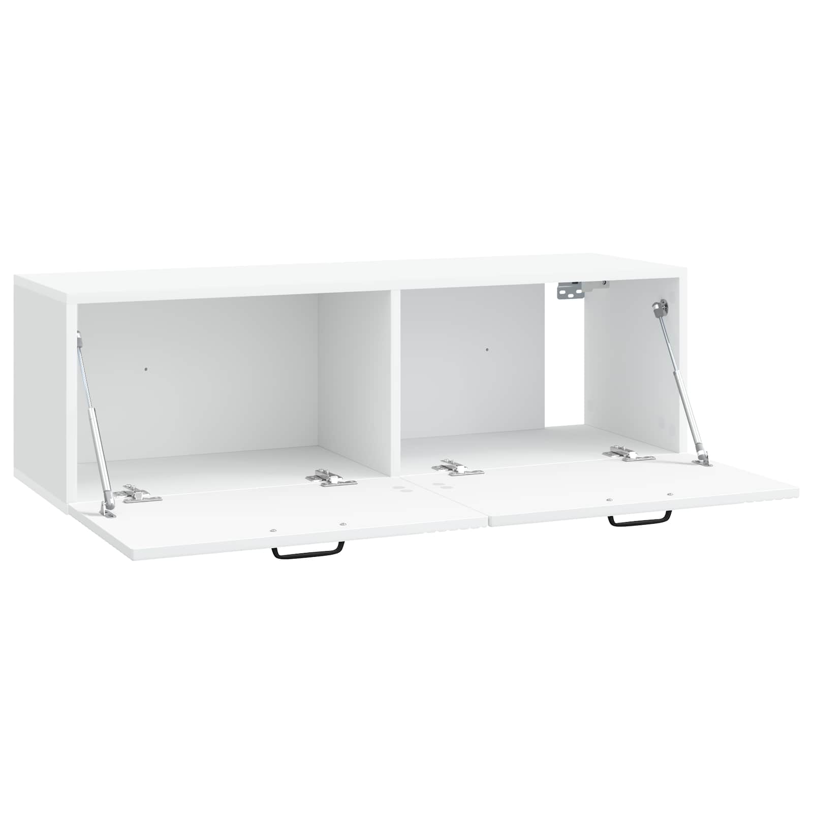 Sieninė TV spintelė Balta 98 x 31 x 30 cm Apdirbta mediena