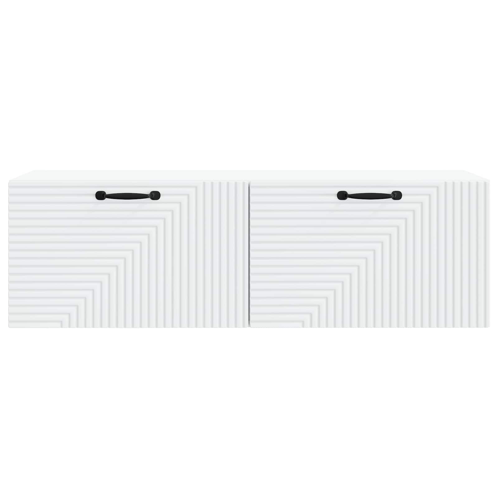 Sieninė TV spintelė Balta 98 x 31 x 30 cm Apdirbta mediena
