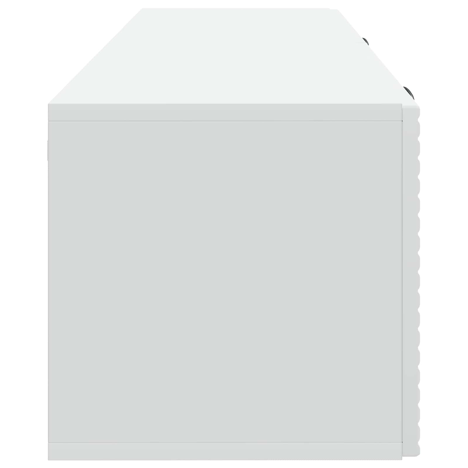 Sieninė TV spintelė Balta 98 x 31 x 30 cm Apdirbta mediena