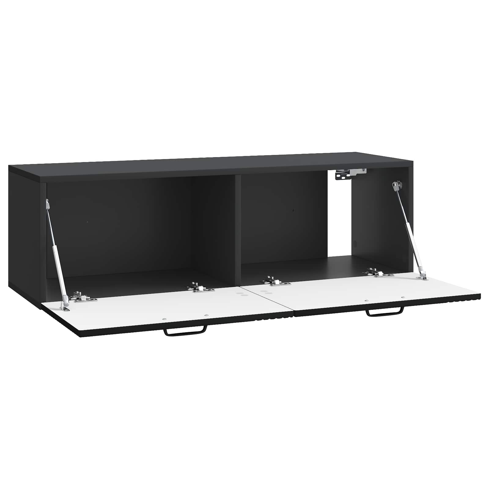 Sienas TV skapītis Melns 98 x 31 x 30 cm Konstruētā koksne