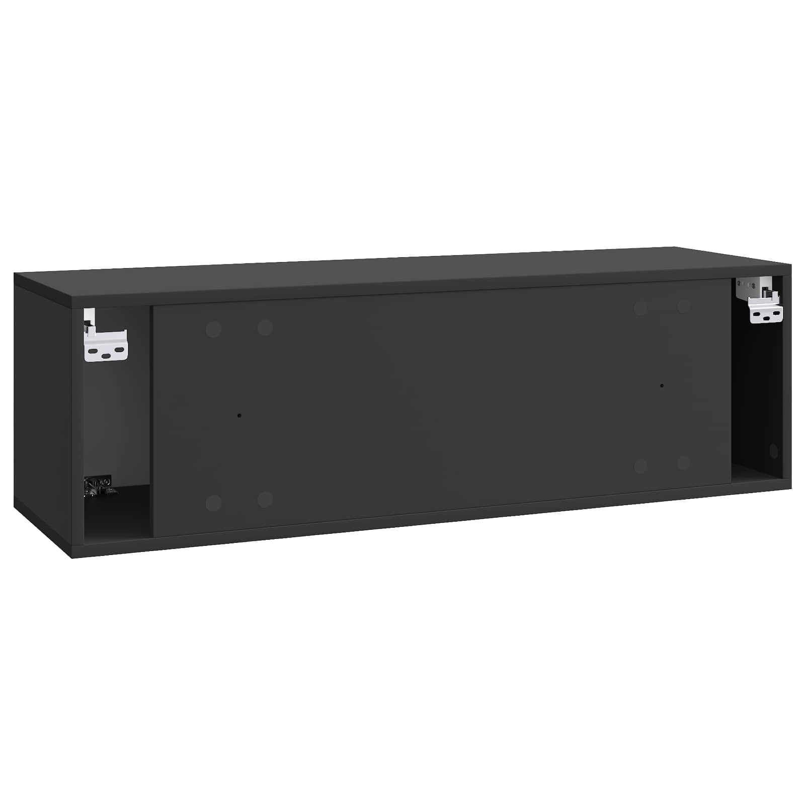 Sienas TV skapītis Melns 98 x 31 x 30 cm Konstruētā koksne