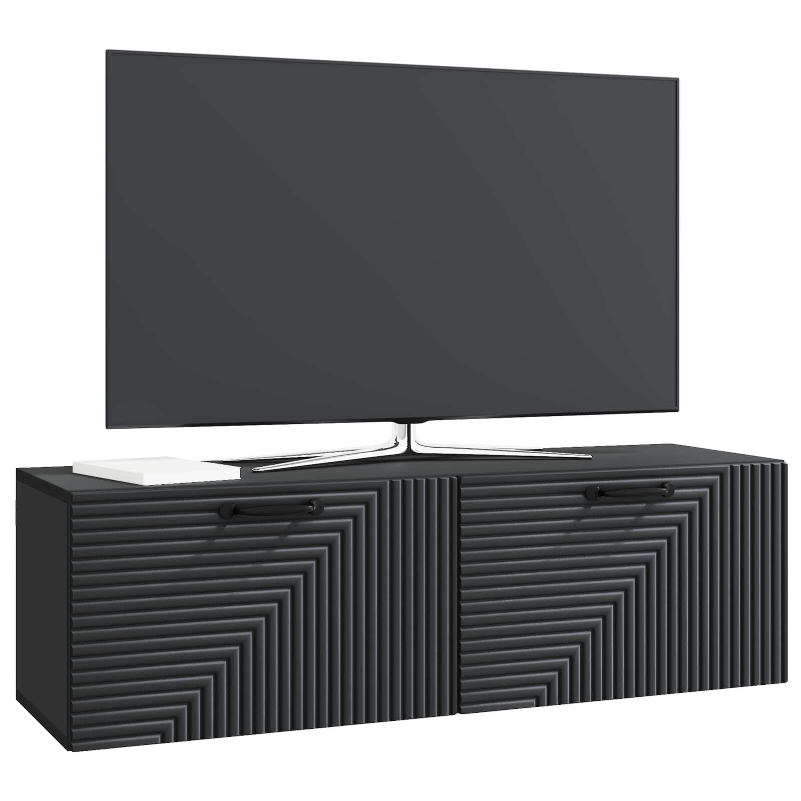Sienas TV skapītis Melns 98 x 31 x 30 cm Konstruētā koksne