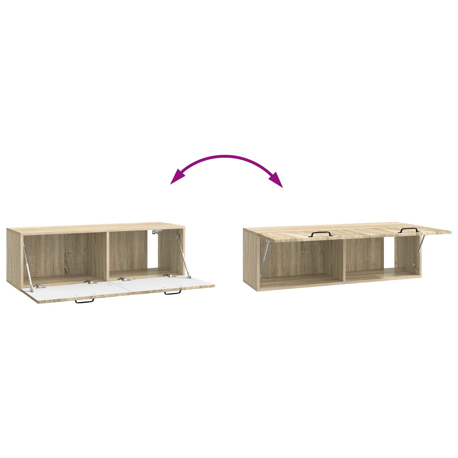 Sienas TV skapis Sonoma ozols 98 x 31 x 30 cm