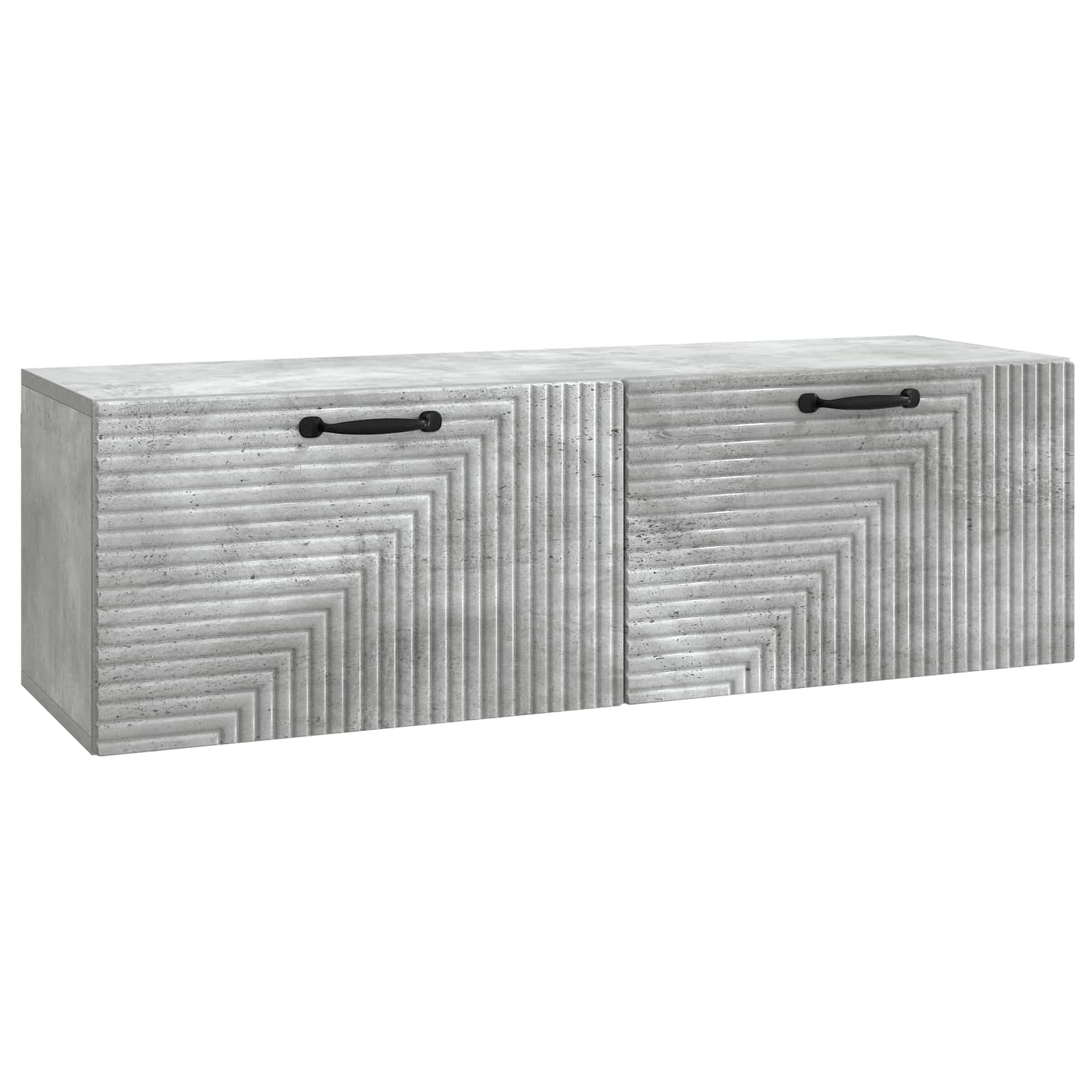 Sieninė TV spintelė Betono pilka 98 x 31 x 30 cm