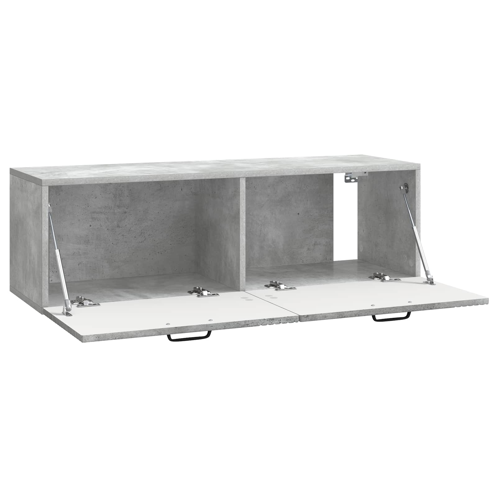 Sieninė TV spintelė Betono pilka 98 x 31 x 30 cm
