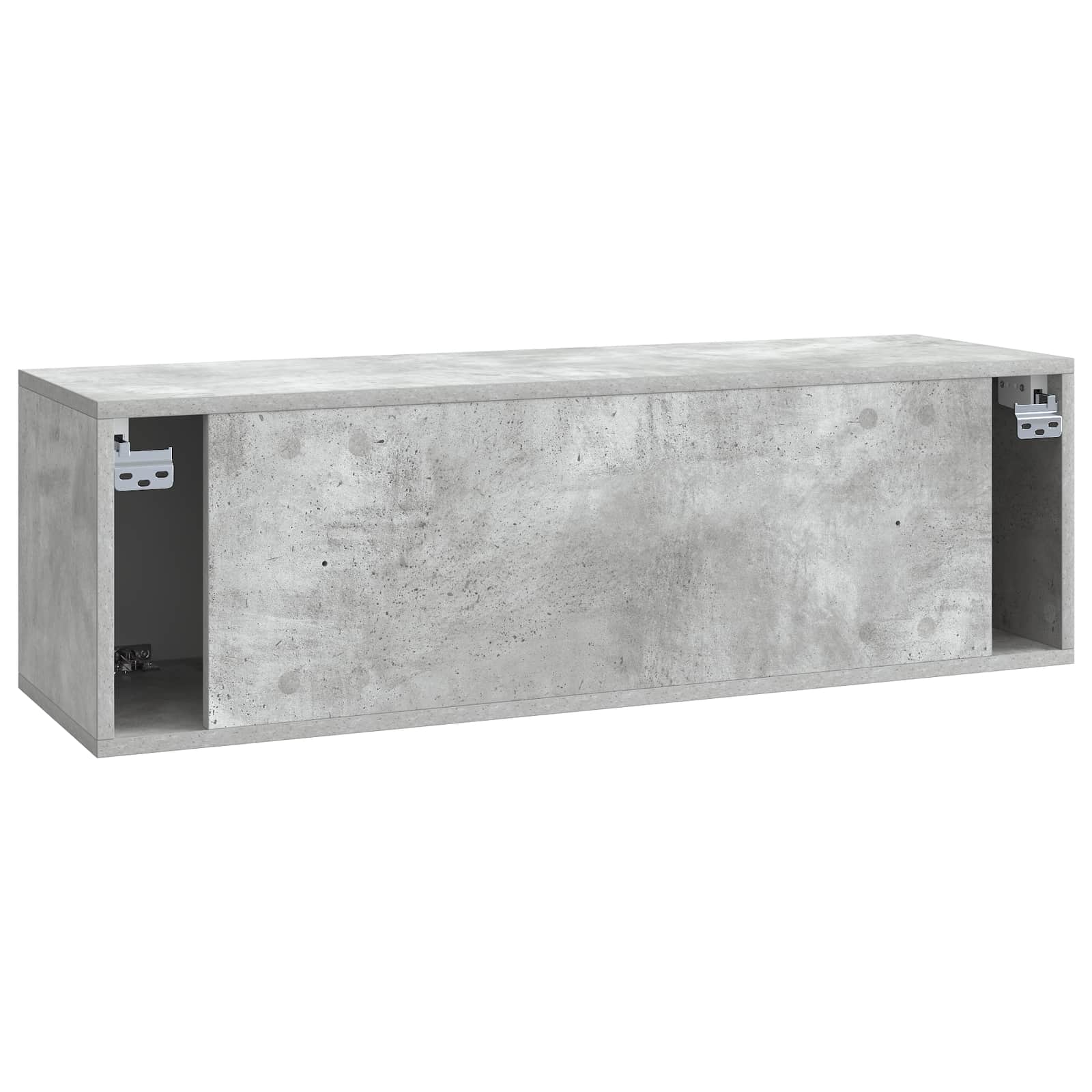Sieninė TV spintelė Betono pilka 98 x 31 x 30 cm