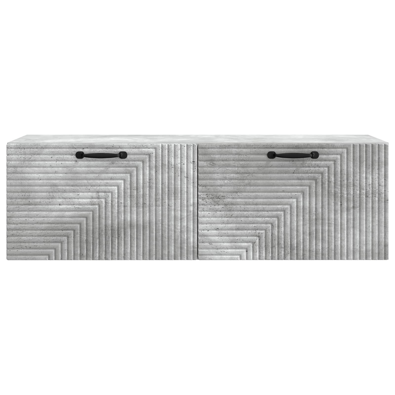 Sieninė TV spintelė Betono pilka 98 x 31 x 30 cm