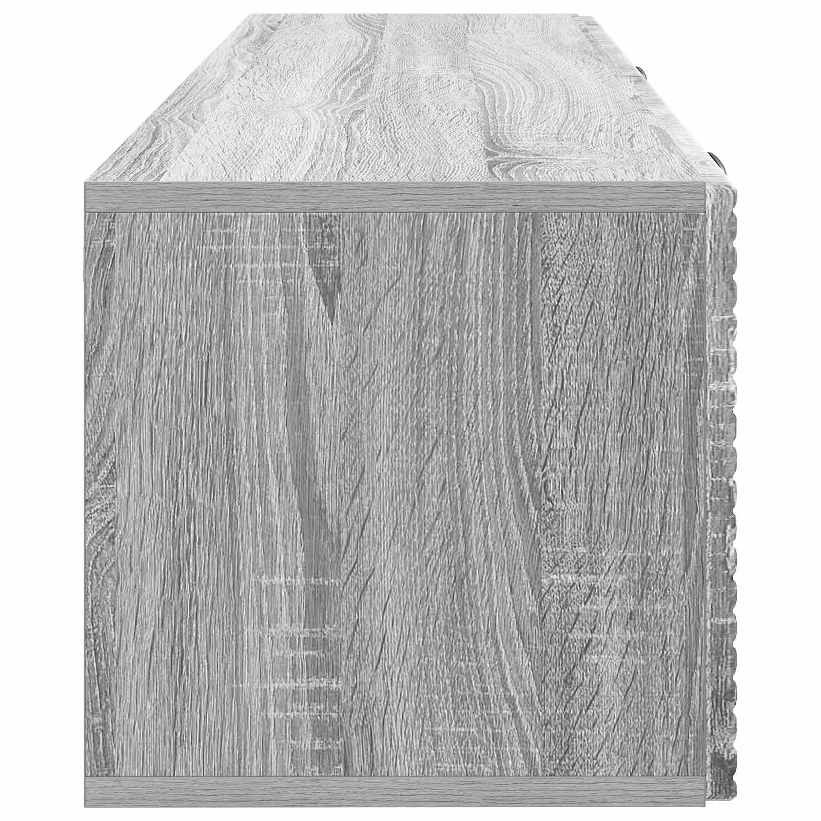 Sienas TV skapītis Pelēka Sonoma ozolkoka 98 x 31 x 30 cm