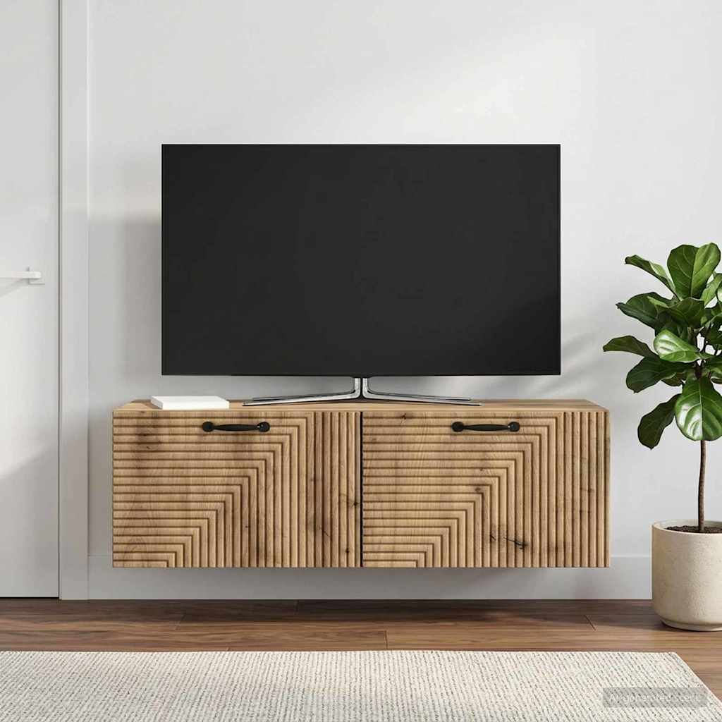 Sieninė TV spintelė Artisano ąžuolo 98 x 31 x 30 cm