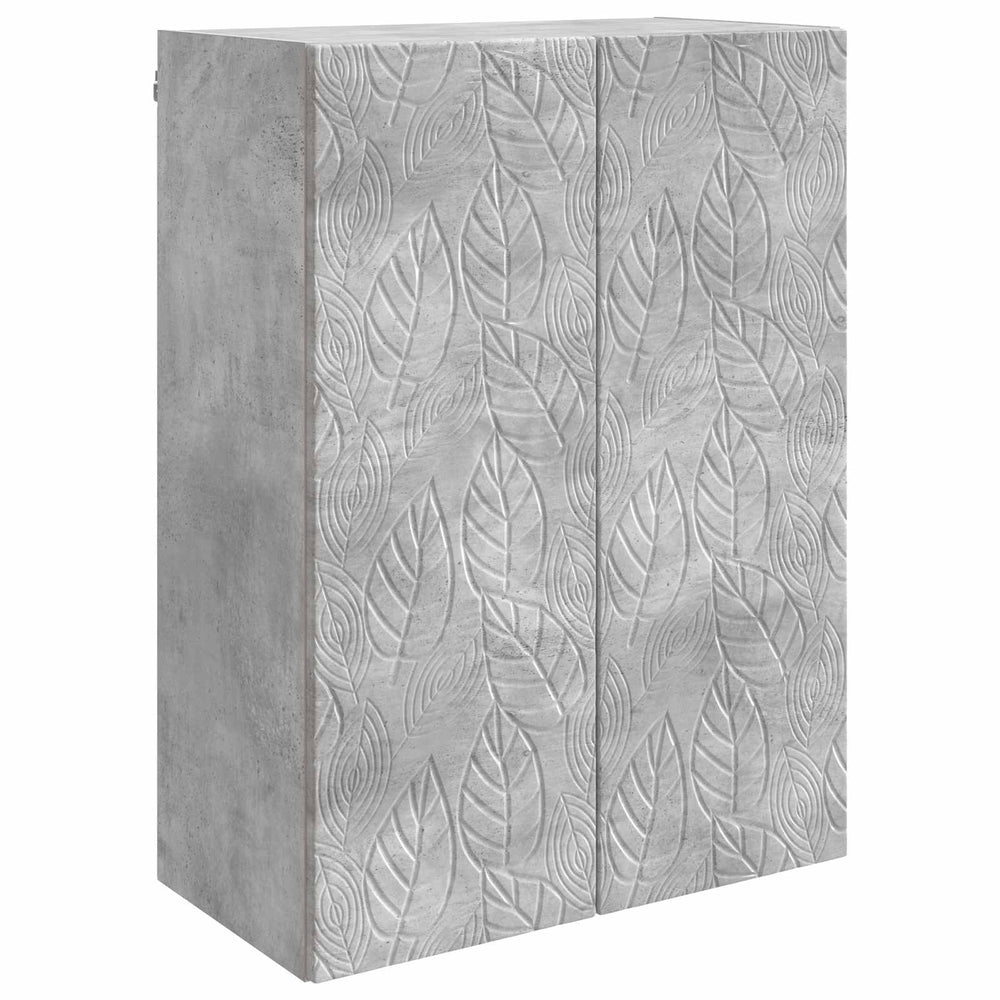 Prie sienos montuojama spinta Betono pilka 66 x 34,5 x 90 cm