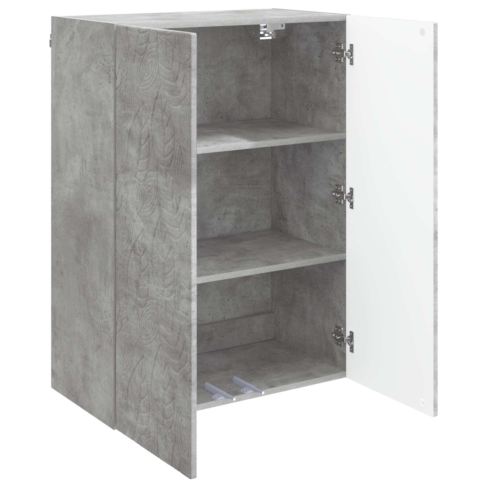 Prie sienos montuojama spinta Betono pilka 66 x 34,5 x 90 cm