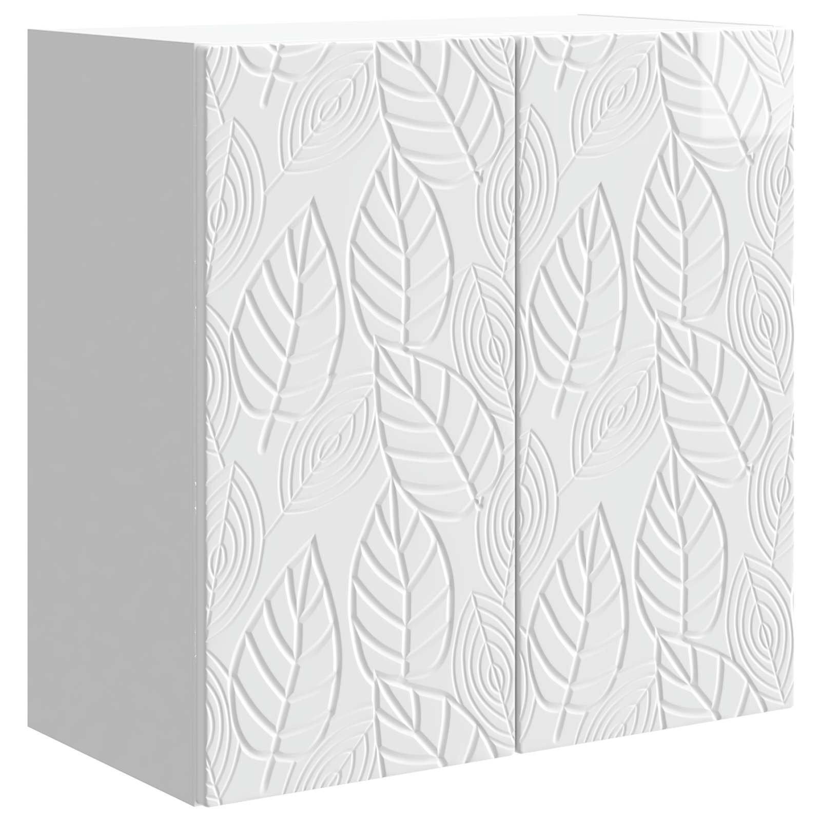 Prie sienos montuojama spinta Itin blizgi balta 59 x 31 x 60 cm