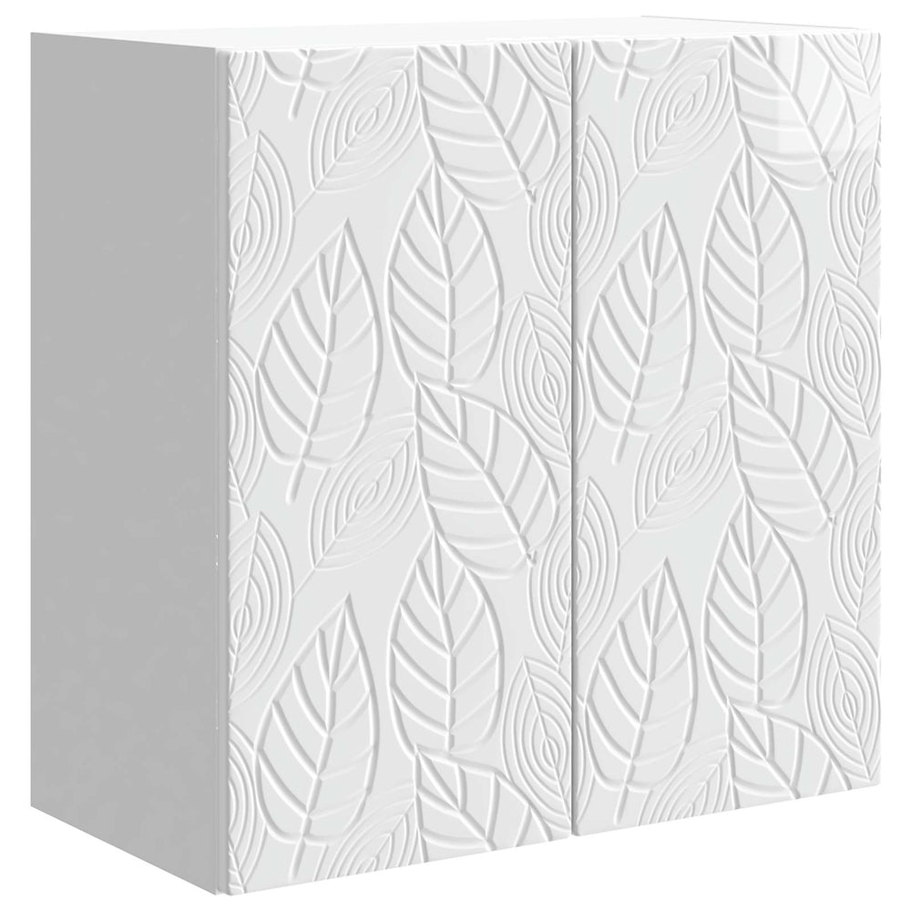 Prie sienos montuojama spinta Itin blizgi balta 59 x 31 x 60 cm