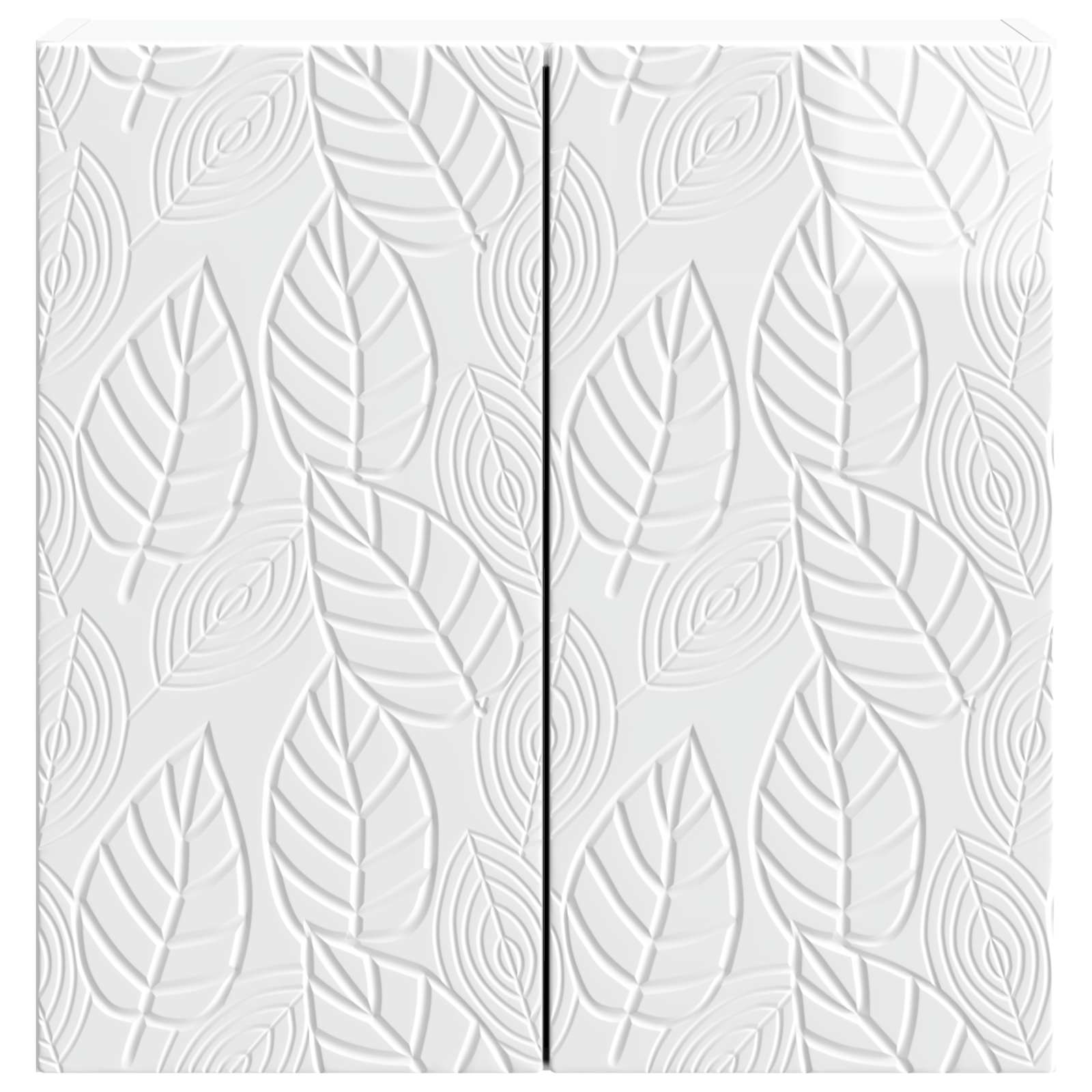Prie sienos montuojama spinta Itin blizgi balta 59 x 31 x 60 cm