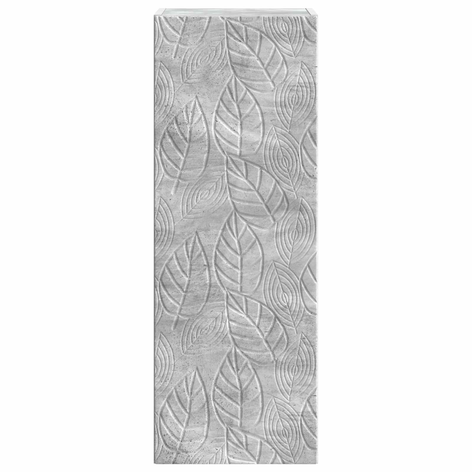 Prie sienos montuojama spinta Betono pilka 33 x 34,5 x 90 cm